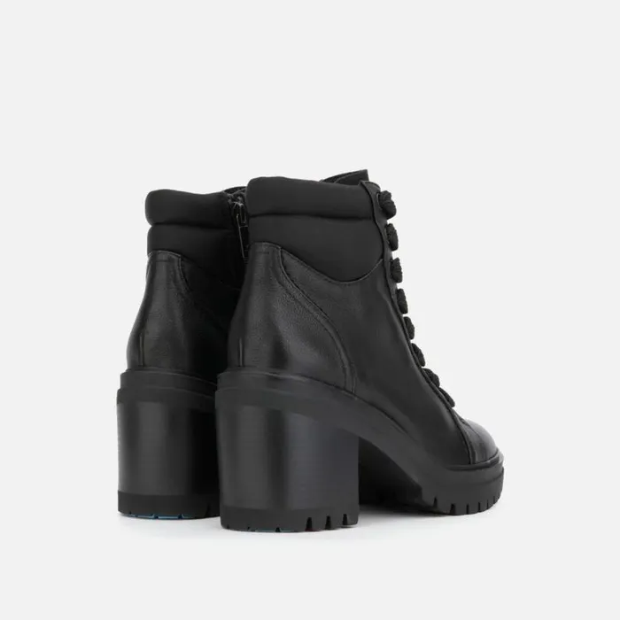 Rhode Heeled Combat Boot With Polar Grip Black Women Kenneth Cole Boots Booties