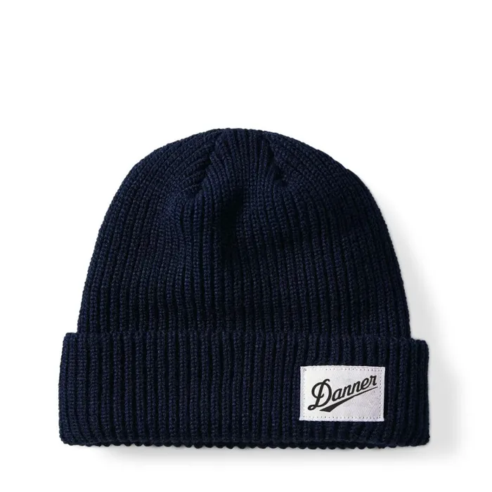Ribbed Beanie Navy Men Danner Hats
