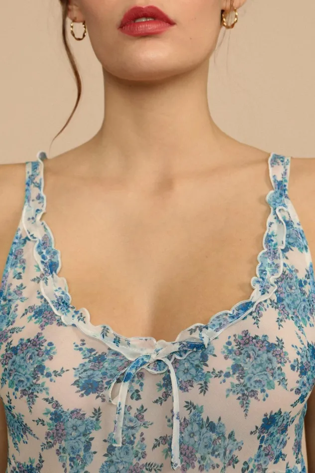 Rouje ASMA Top Azur Mediterranee Women Tshirts and Tank Tops