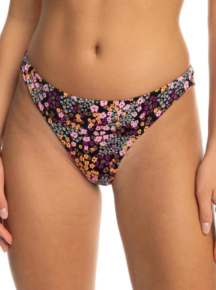 Roxy Bikini Bottoms Printed Beach Classics Cheeky Bikini Bottoms Anthracite Floral Daze 8211 Women Roxy Bikini Bottoms Printed Beach Classics Cheeky Bikini Bottoms Anthracite Floral Daze 8211 Women