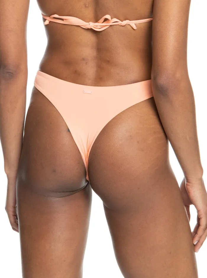 Roxy Bikinis Beach Classics Mini Bikini Bottoms Papaya Punch 8211 Women