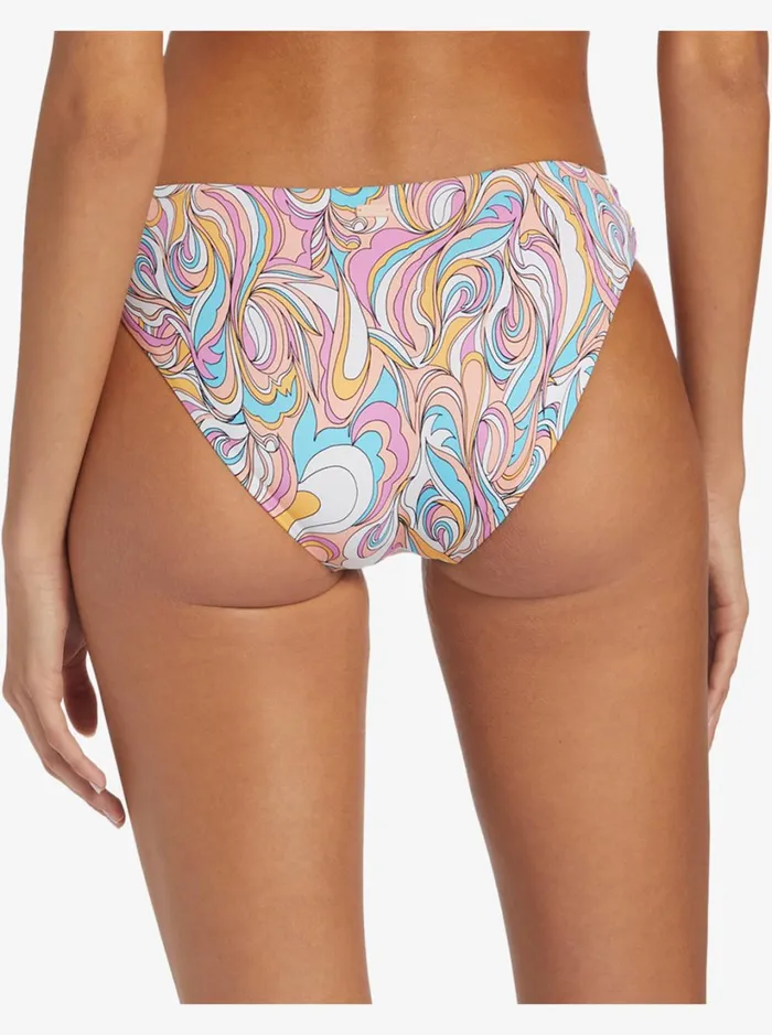 Roxy Bikinis Beach Classics Strap Hipster Bikini Bottoms Swirly Daze 8211 Women