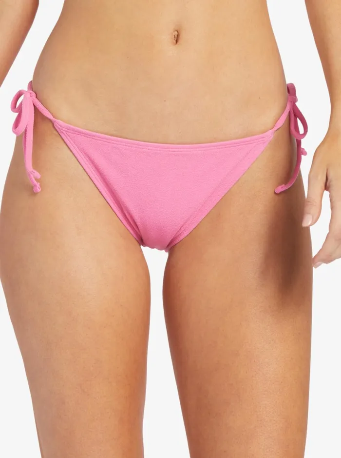 Roxy Bikinis Hawaiian Heat Cheeky Bikini Bottoms Shocking Pink 8211 Women