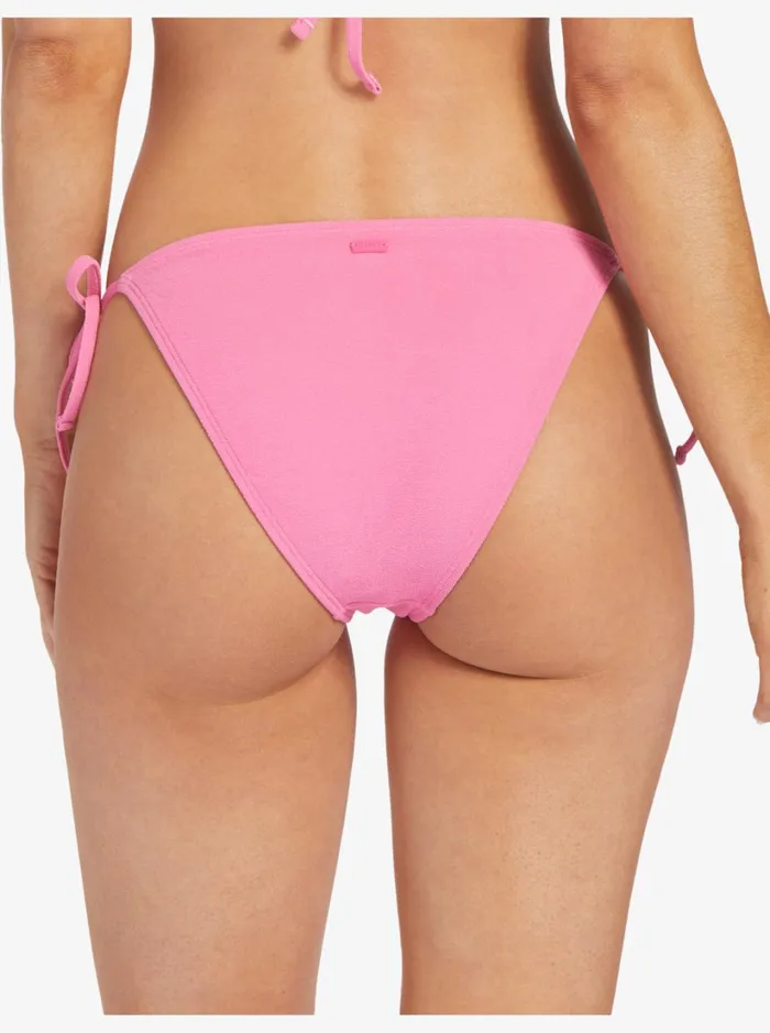 Roxy Bikinis Hawaiian Heat Cheeky Bikini Bottoms Shocking Pink 8211 Women