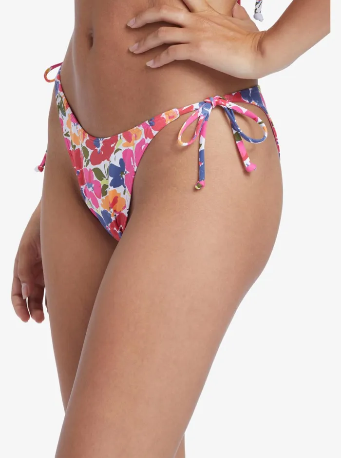 Roxy Bikinis Printed Beach Classics Cheeky Bikini Bottoms Bloomin Babe 8211 Swim 8211 Women