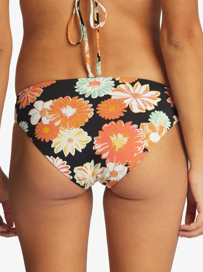 Roxy Bikinis Printed Beach Classics Hipster Bikini Bottoms Anthracite Boogie Chillen 8211 Women