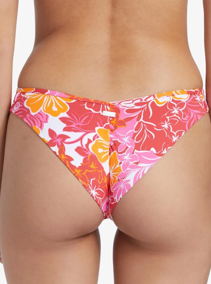 Roxy Bikinis Sea Spray Cheeky Bikini Bottoms Hilo Hibiscus 8211 Small 8211 Women