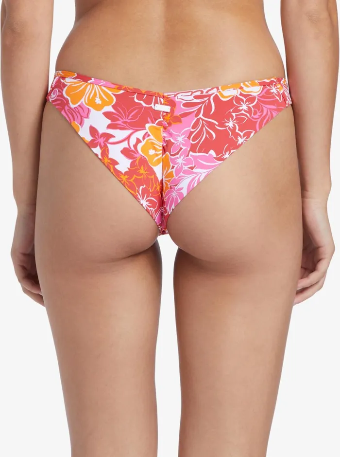 Roxy Bikinis Sea Spray Cheeky Bikini Bottoms Hilo Hibiscus 8211 Small 8211 Women