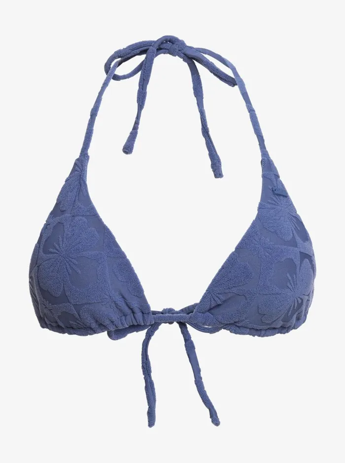 Roxy Bikinis Sun Click Tiki Tri Bikini Top Marlin 8211 Women