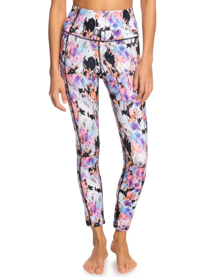 Roxy Bottoms Heart Into It Technical Leggings Anthracite Tenderness 8211 Women Roxy Bottoms Heart Into It Technical Leggings Anthracite Tenderness 8211 Women