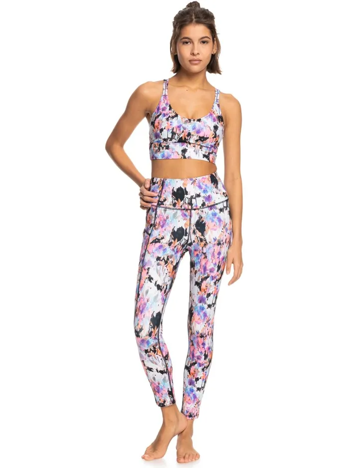Roxy Bottoms Heart Into It Technical Leggings Anthracite Tenderness 8211 Women