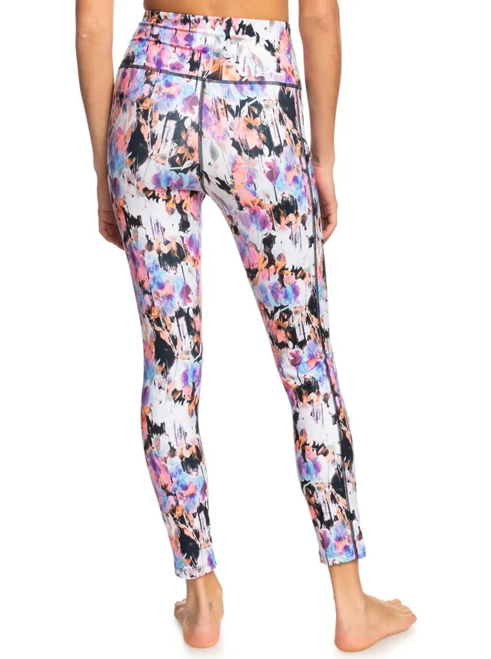 Roxy Bottoms Heart Into It Technical Leggings Anthracite Tenderness 8211 Women