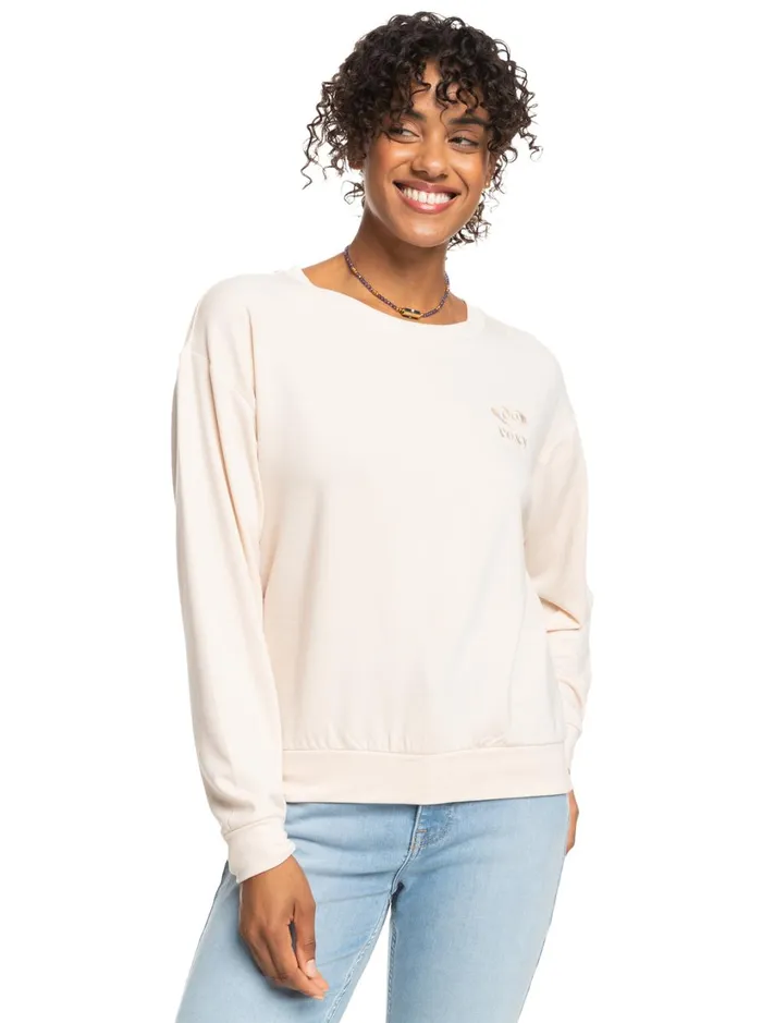 Roxy Fleece and Hoodies Surfing By Moonlight D Cozy Lounge Top Tapioca 8211 Women Roxy Fleece and Hoodies Surfing By Moonlight D Cozy Lounge Top Tapioca 8211 Women