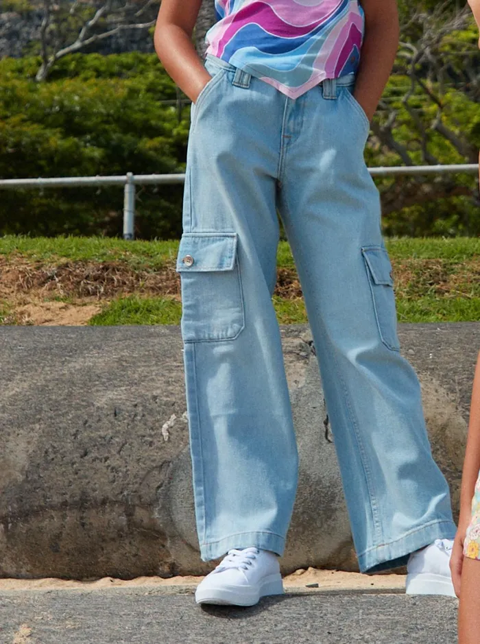 Roxy Jeans and Pants Girl039s 416 Celestial Dancer Cargo Pants Light Blue 8211 Women Roxy Jeans and Pants Girl039s 416 Celestial Dancer Cargo Pants Light Blue 8211 Women
