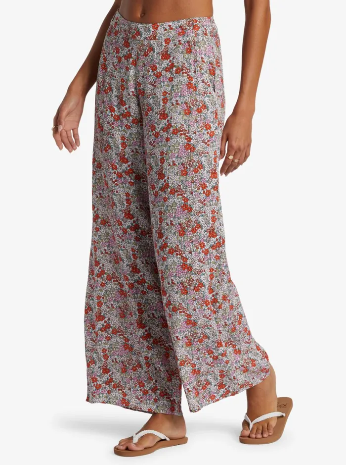 Roxy Pants and Jeans Midnight New Avenue Lightweight Pants Tiger Lily Autumn Ditsy 8211 Women