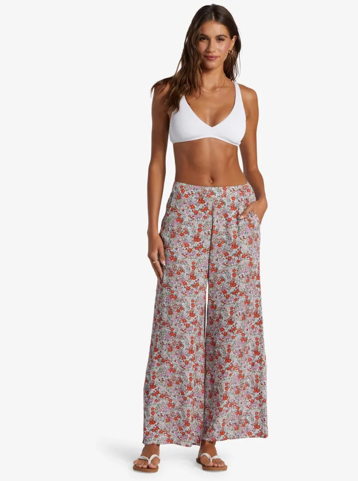 Roxy Pants and Jeans Midnight New Avenue Lightweight Pants Tiger Lily Autumn Ditsy 8211 Women