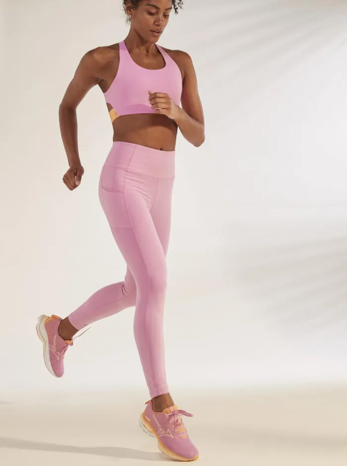 Roxy Running ROXY X MIZUNO Wave Rider 26 Running Shoes B071 Pink 8211 Women