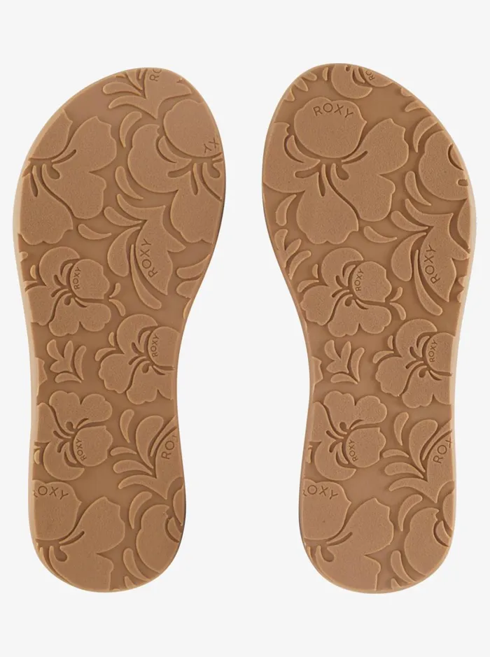 Roxy Sandals Porto Slide Slider Sandals Natural 8211 Women