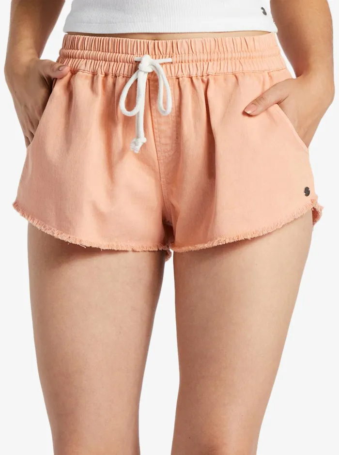 Roxy Shorts Scenic Route Elasticized Shorts Deep Lichen Green 8211 Women