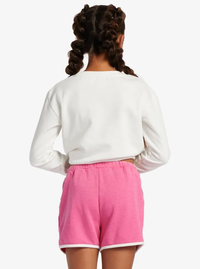 Roxy Skirts and Shorts Looking Back To Yesterday Sweat Shorts For Girls Shocking Pink 8211 Women