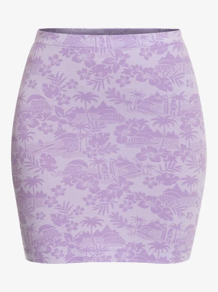 Roxy Skirts SurfKindKate Mini Skirt Purple Rose Surf Friends 8211 Women