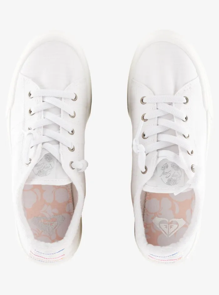 Roxy Sneakers Summer Sky Shoes White Hacienda 8211 Women