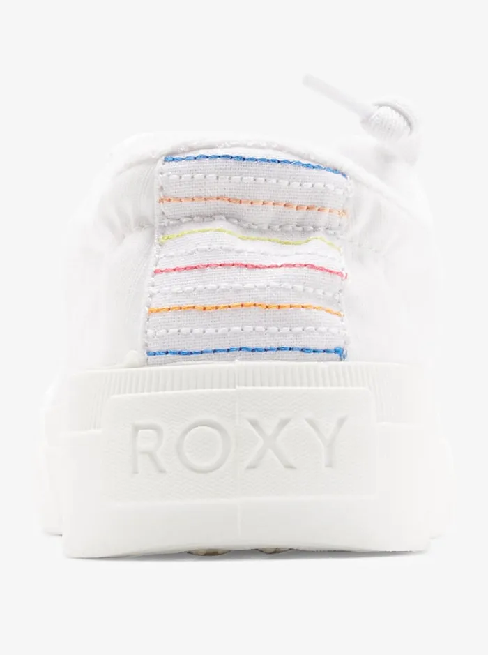 Roxy Sneakers Summer Sky Shoes White Hacienda 8211 Women