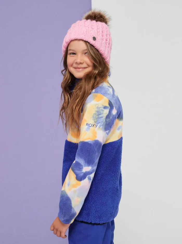 Roxy Snow Jackets Girl039s 416 Alabama Technical Fleece Bright White Pansy Pansy Rg 8211 Women