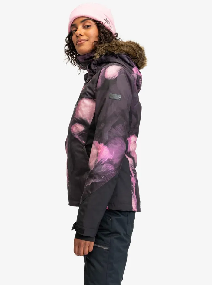 Roxy Snow Jackets Jet Ski Premium Technical Snow Jacket True Black Pansy Pansy 8211 Women
