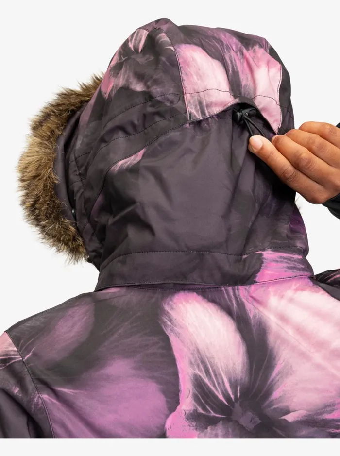 Roxy Snow Jackets Jet Ski Premium Technical Snow Jacket True Black Pansy Pansy 8211 Women