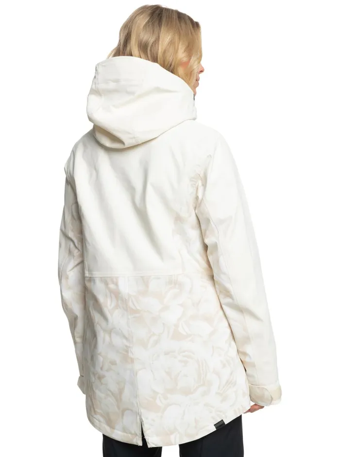 Roxy Snow Jackets Stated Technical Snow Jacket Egret Glow 8211 Women