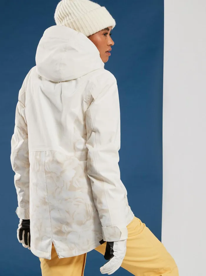Roxy Snow Jackets Stated Technical Snow Jacket Egret Glow 8211 Women