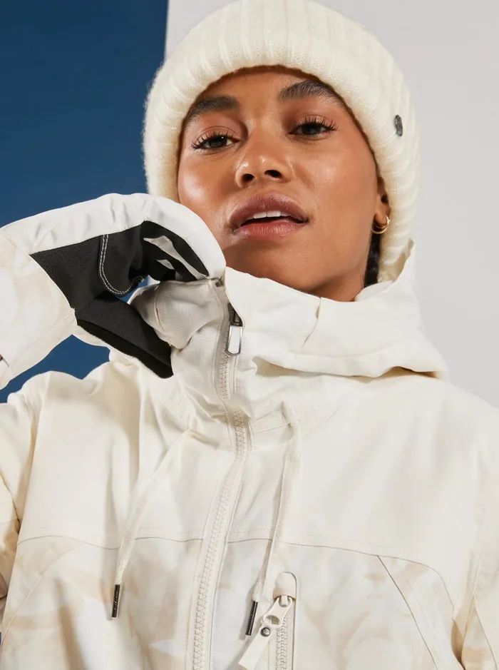 Roxy Snow Jackets Stated Technical Snow Jacket Egret Glow 8211 Women