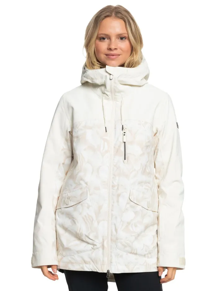 Roxy Snow Jackets Stated Technical Snow Jacket Egret Glow 8211 Women