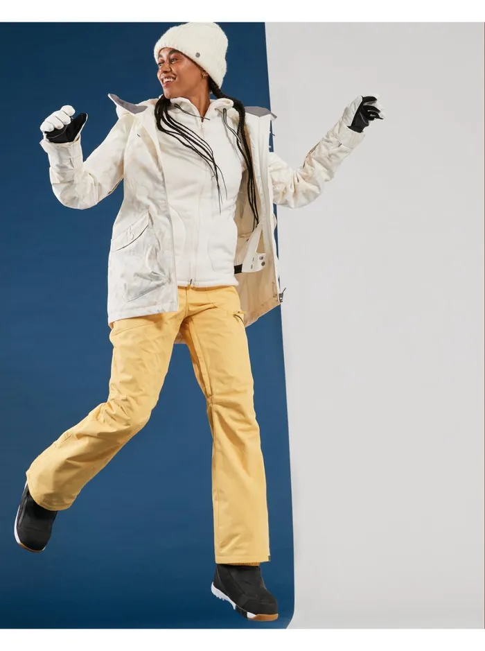 Roxy Snow Jackets Stated Technical Snow Jacket Egret Glow 8211 Women