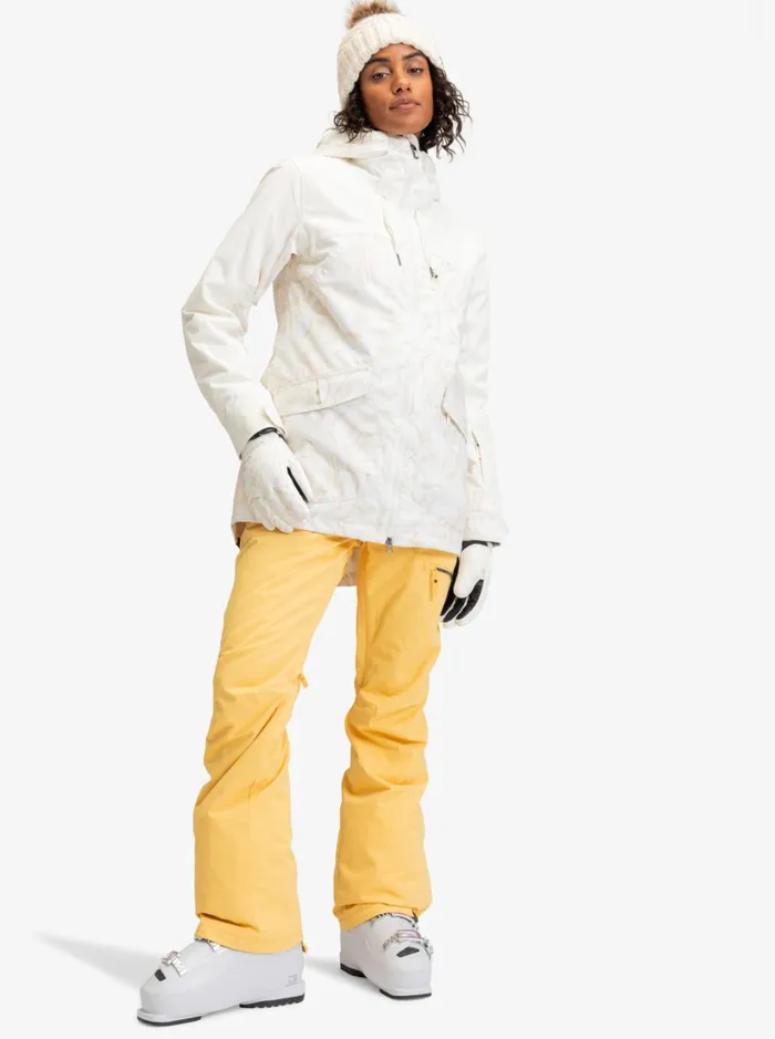 Roxy Snow Jackets Stated Technical Snow Jacket Egret Glow 8211 Women