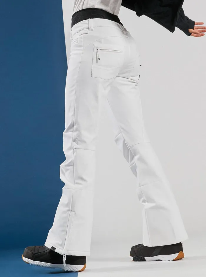 Roxy Snow Pants Rising High Skinny Technical Snow Pants Bright White 8211 Women