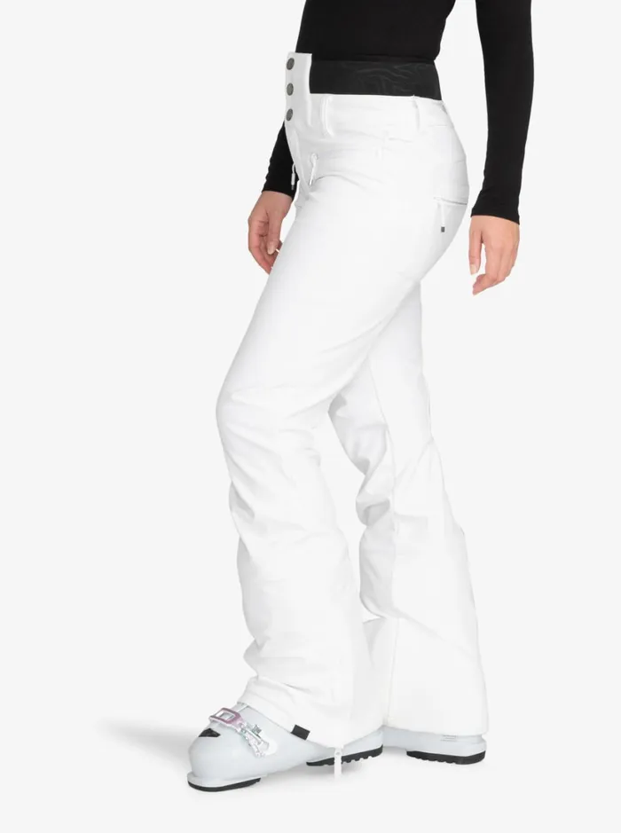 Roxy Snow Pants Rising High Skinny Technical Snow Pants Bright White 8211 Women