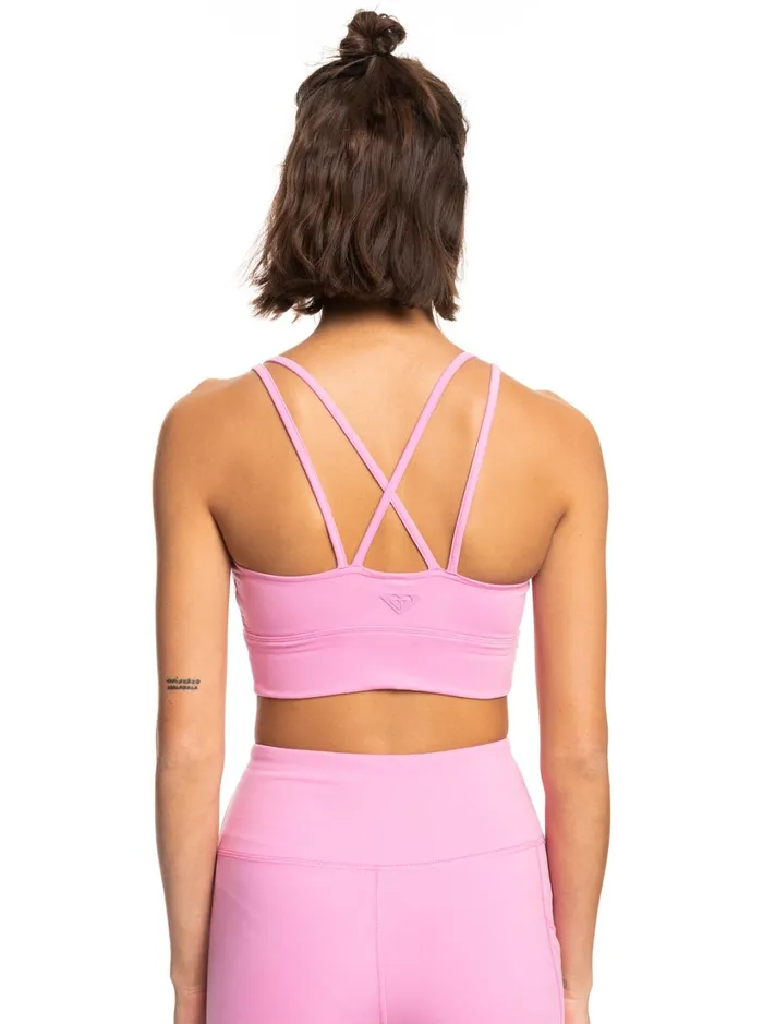 Roxy Sports Bras Heart Into It Sports Bra Cyclamen 8211 Women
