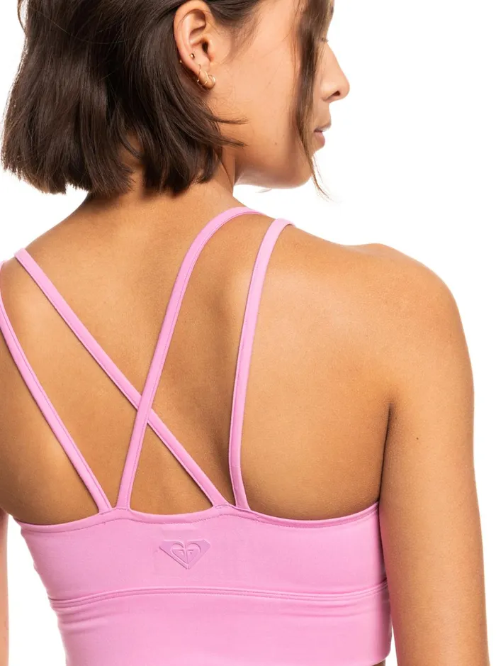 Roxy Sports Bras Heart Into It Sports Bra Cyclamen 8211 Women