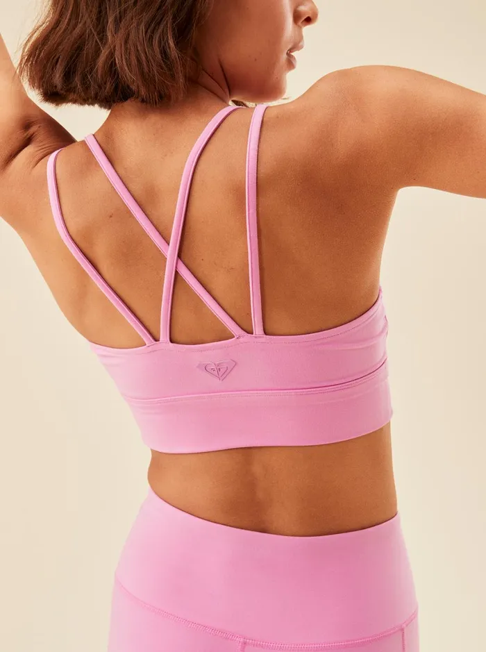 Roxy Sports Bras Heart Into It Sports Bra Cyclamen 8211 Women