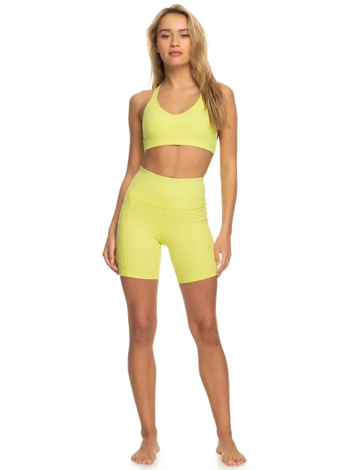 Roxy Sports Bras Heart Into It Sports Bra Daiquiri Green 8211 Women