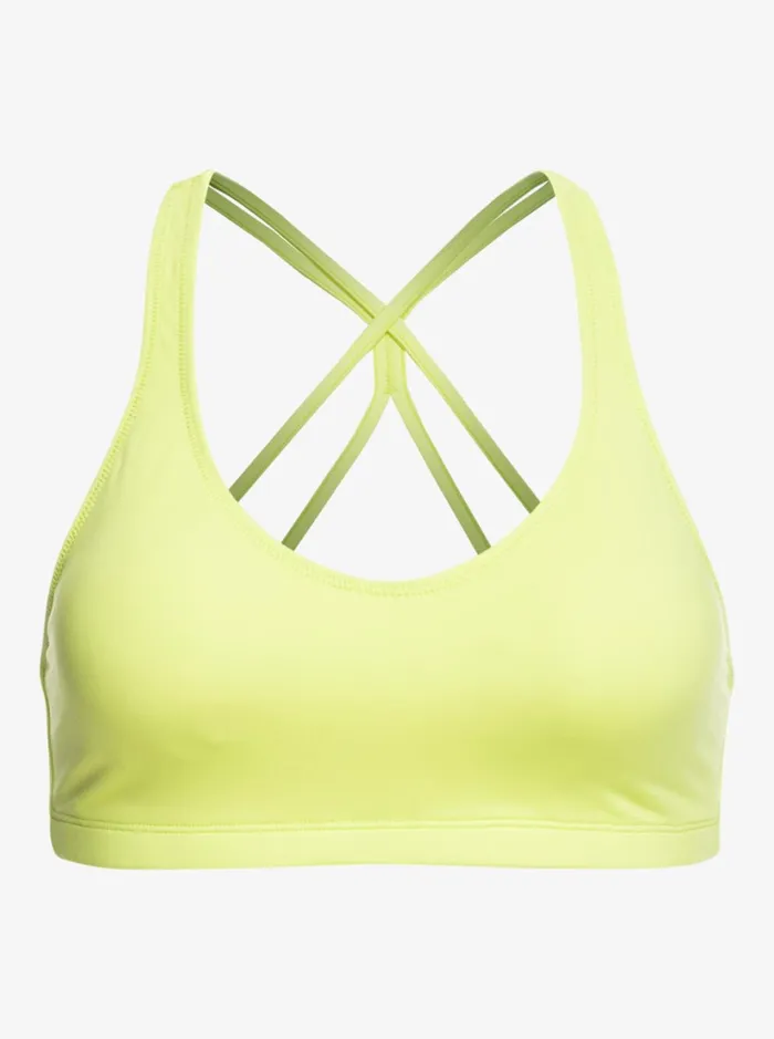 Roxy Sports Bras Heart Into It Sports Bra Daiquiri Green 8211 Women