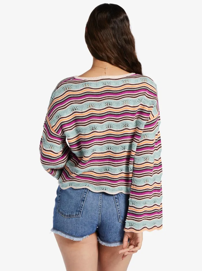 Roxy Sweaters Salt Siren Sweater Pale Dog Apparel Flowy Mood 8211 Women