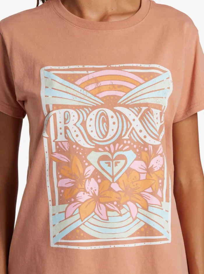 Roxy Tees and Tanks Roxy Rays Oversized TShirt Cork 8211 Women