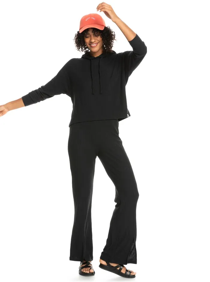 Roxy Tops Hang Five Hoodie Anthracite 8211 Women