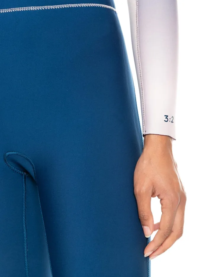 Roxy Wetsuits 32mm Roxy Rise Back Zip Wetsuit Iodine Blue 8211 Women
