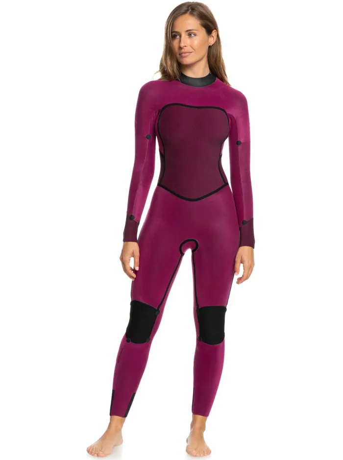 Roxy Wetsuits 43mm Swell Series Back Zip Wetsuit Jetboy Blue 8211 Women