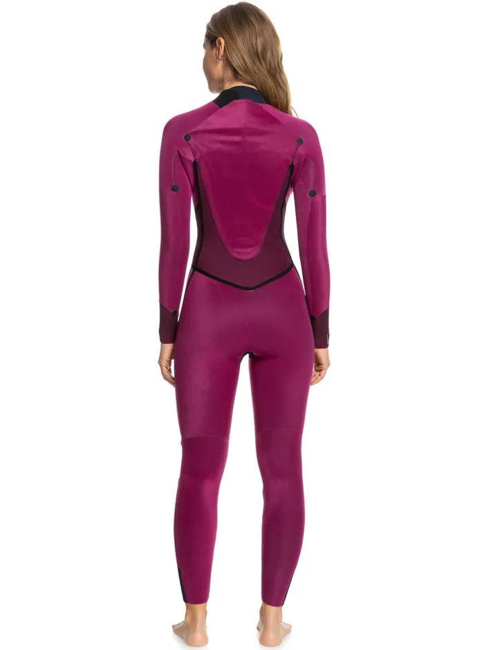 Roxy Wetsuits 43mm Swell Series Back Zip Wetsuit Jetboy Blue 8211 Women