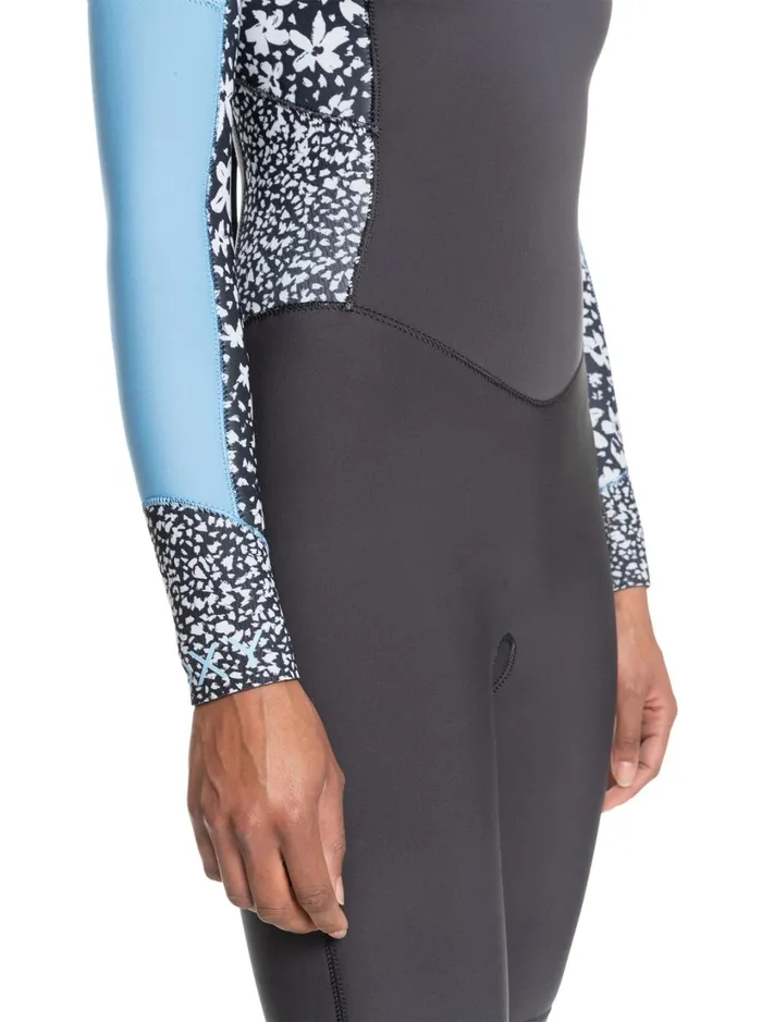 Roxy Wetsuits 43mm Swell Series Back Zip Wetsuit Jetboy Blue 8211 Women